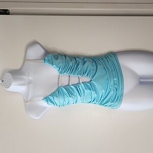 2 Sexy Level X Tanks, Turquoise Coral, Both Size Medium